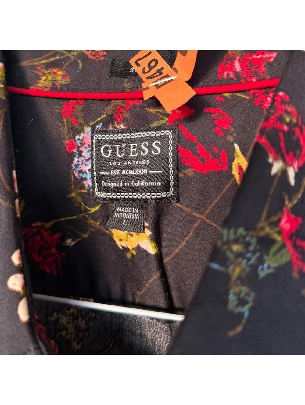 Guess floral button up shirt - Picture 3 of 3